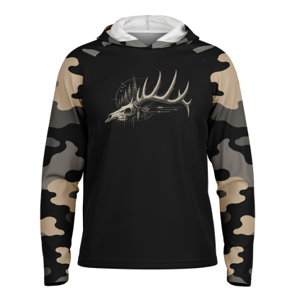 Deer Skull Antler - Performance Hoodie