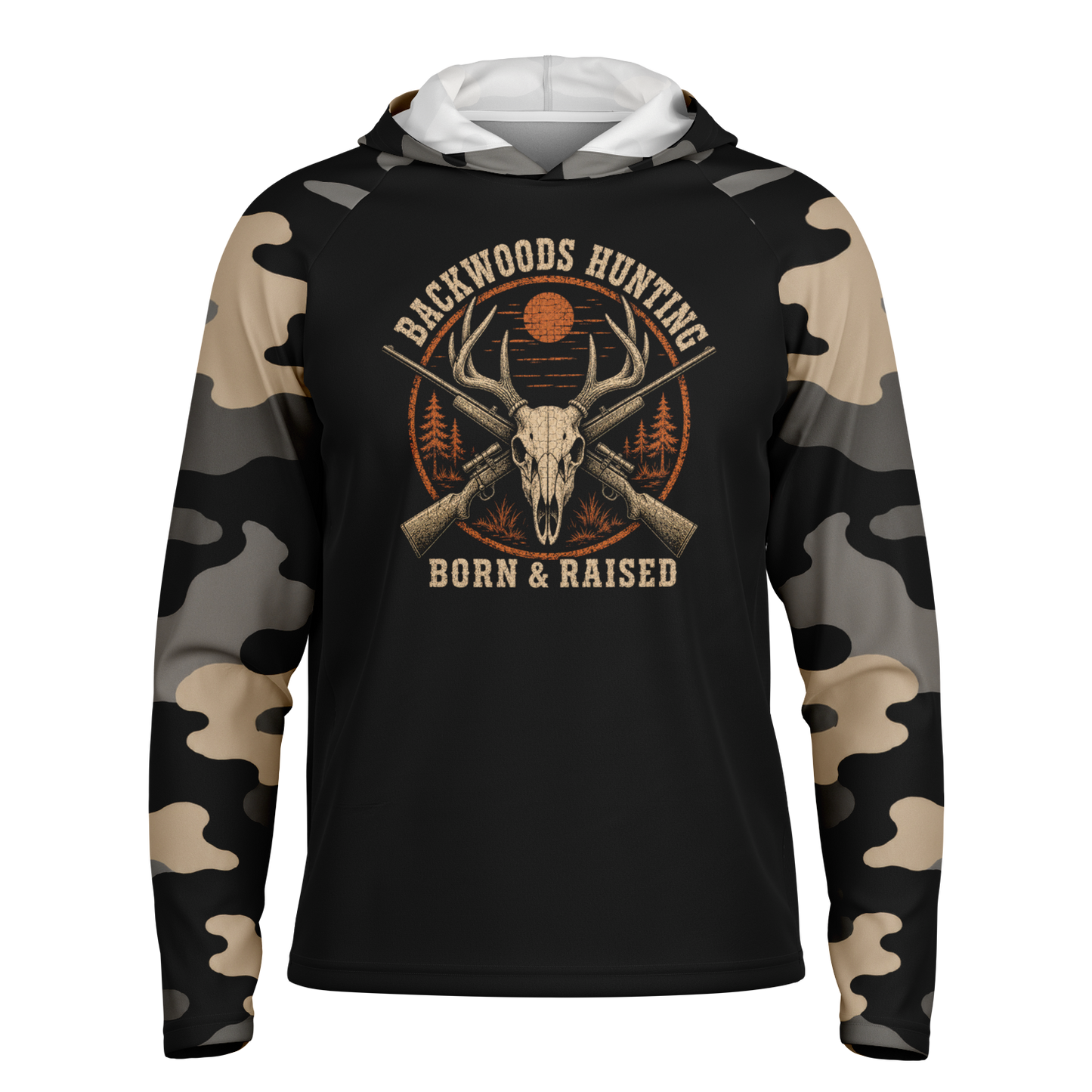 Vintage Deer Skull - Performance Hoodie